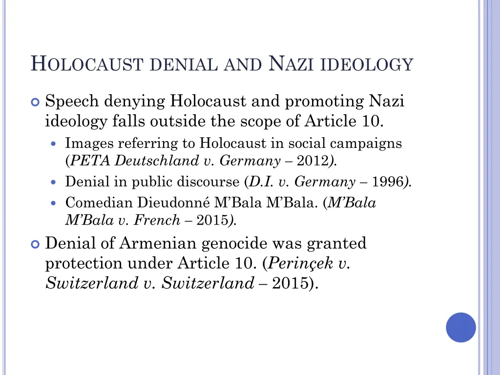 h olocaust denial and n azi ideology