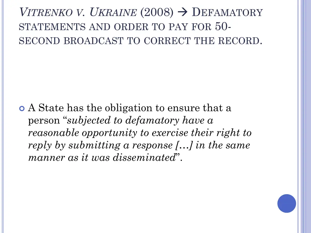 v itrenko v u kraine 2008 d efamatory statements