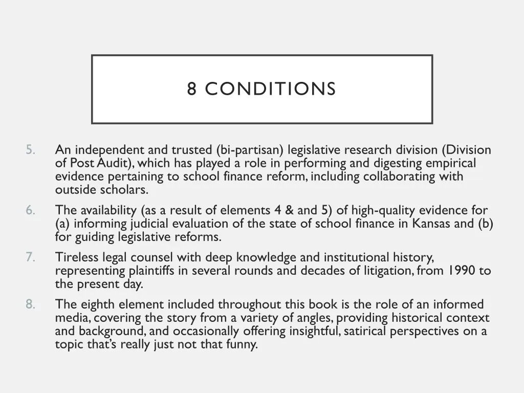 8 conditions 1