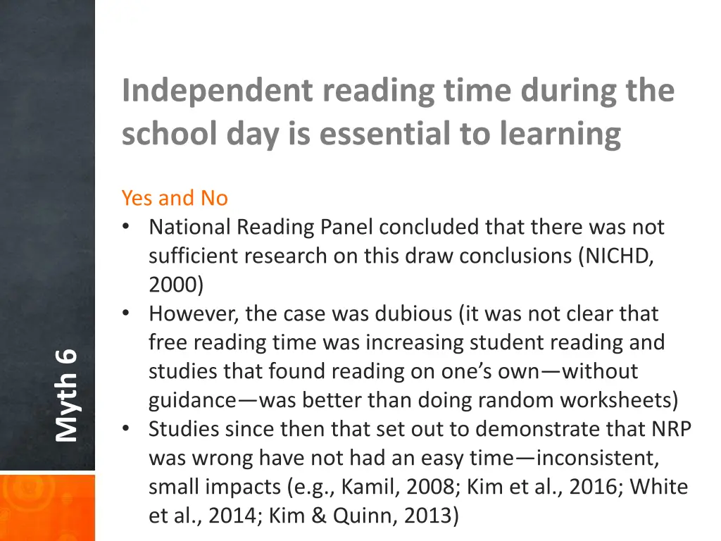 independent reading time during the school 3