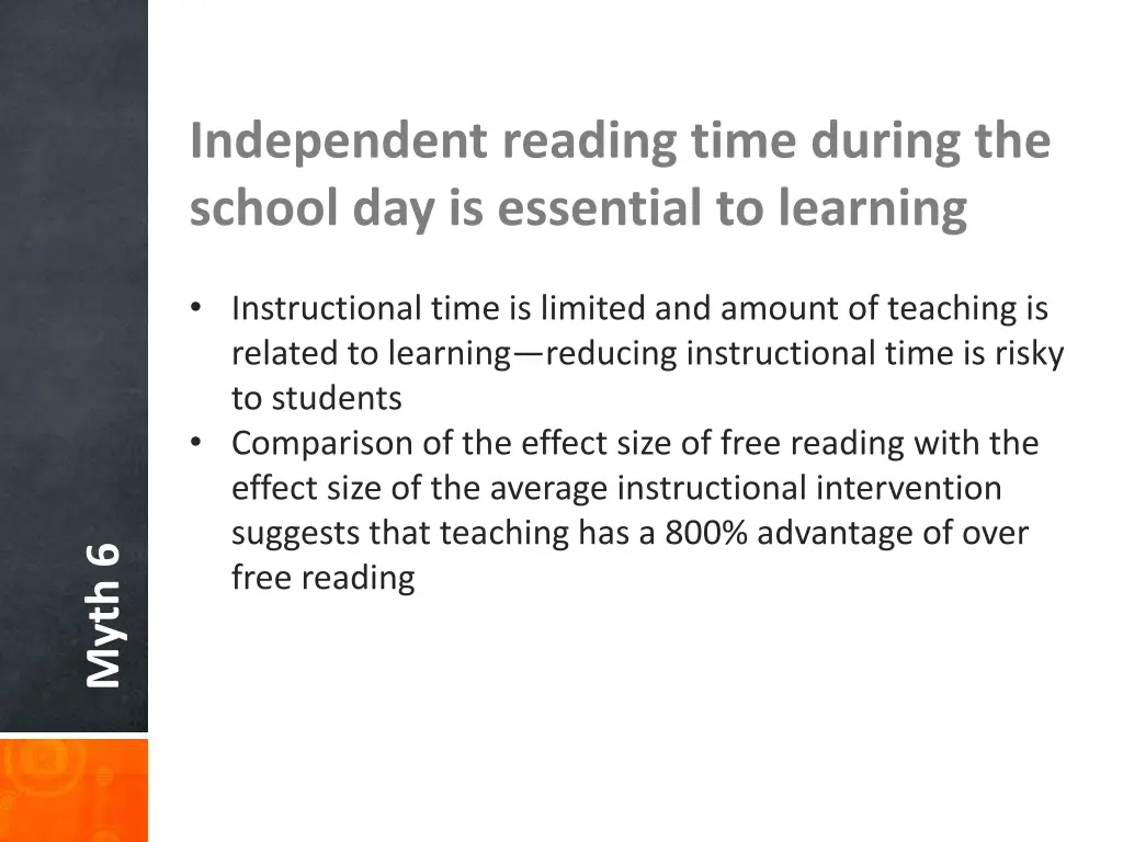 independent reading time during the school 5
