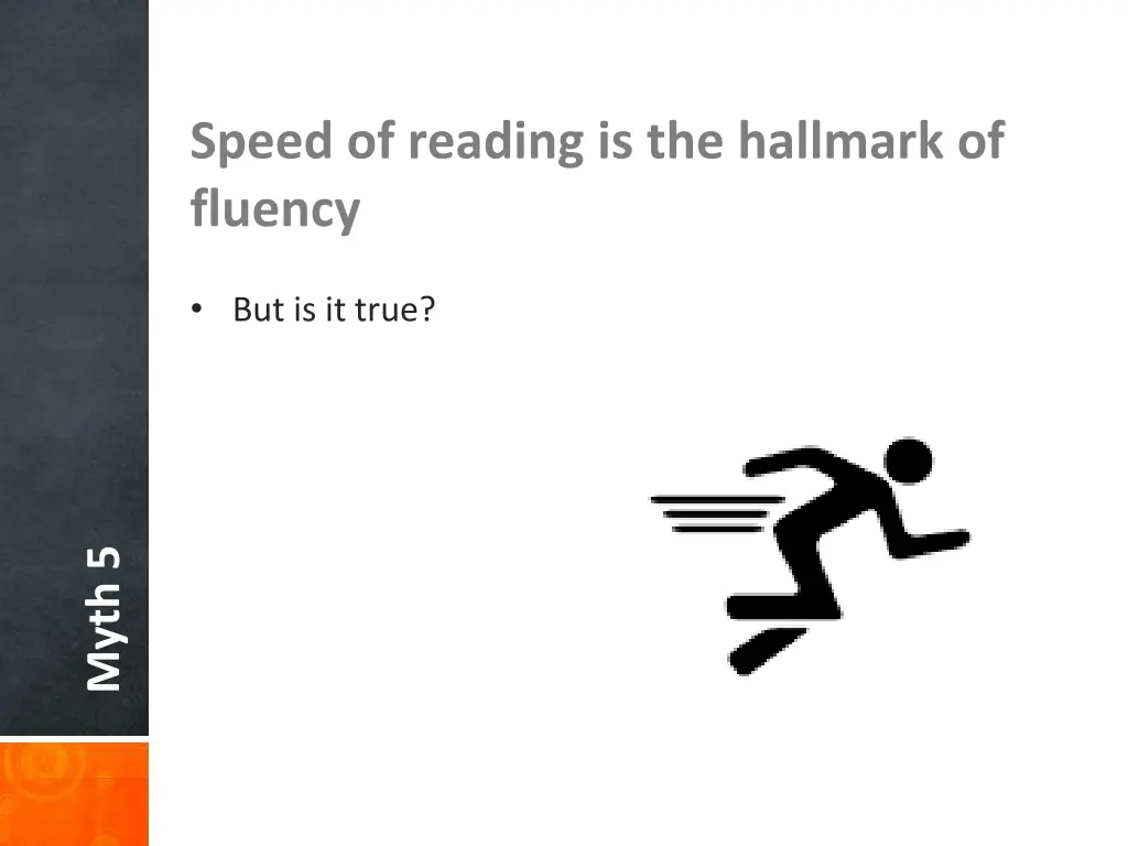 speed of reading is the hallmark of fluency 2