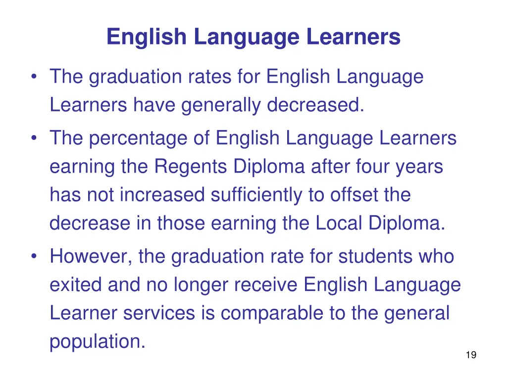 english language learners