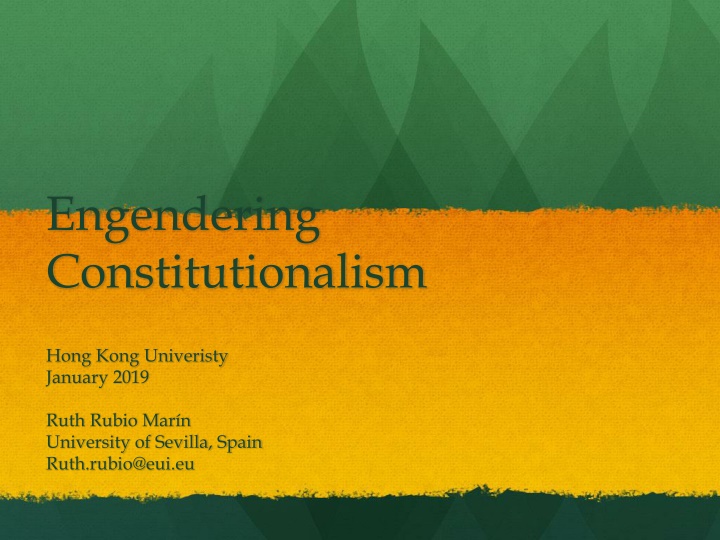 engendering constitutionalism