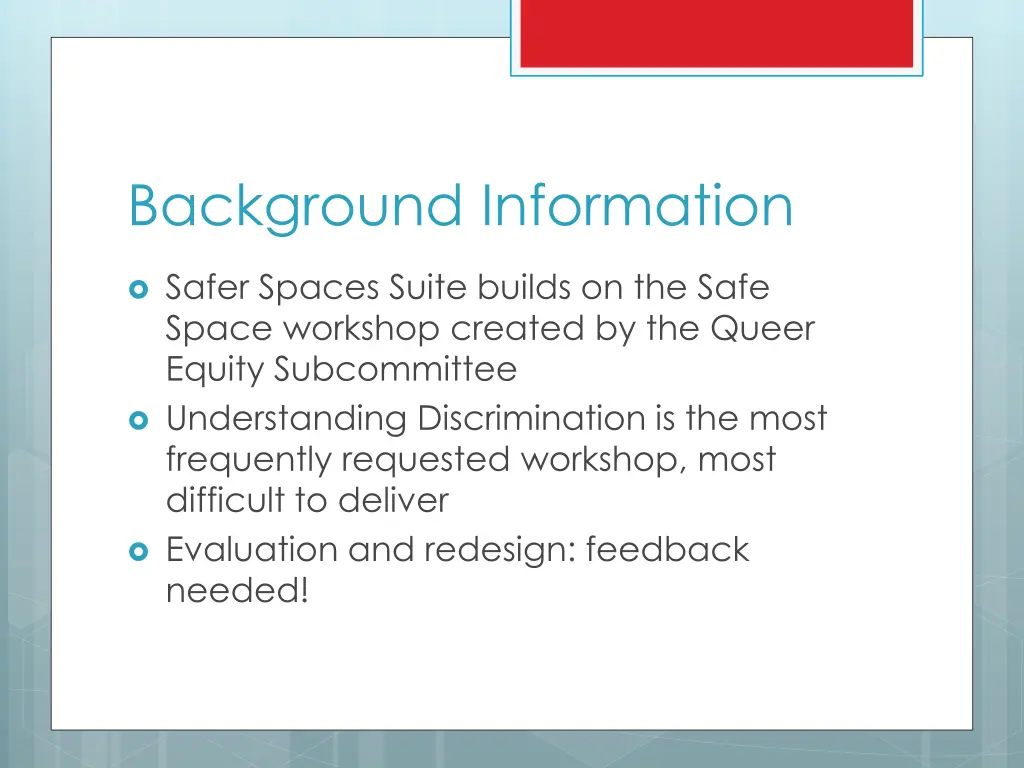 background information