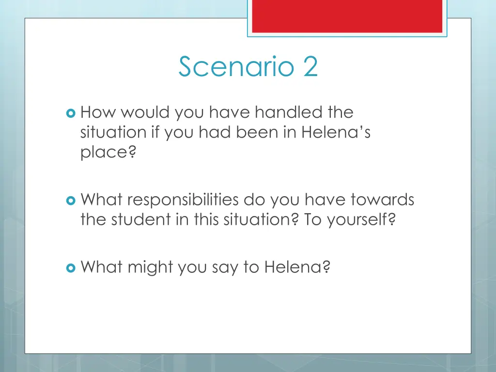 scenario 2