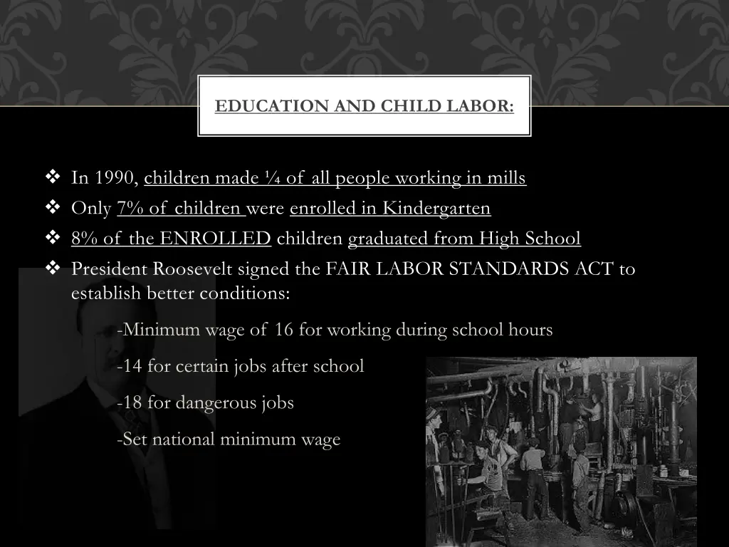 education and child labor