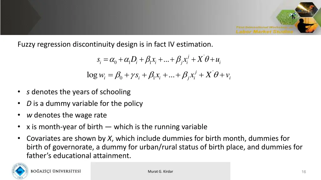 fuzzy regression discontinuity design is in fact
