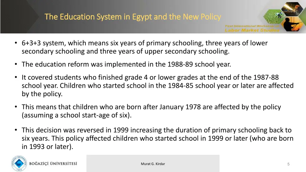 the education system in egypt