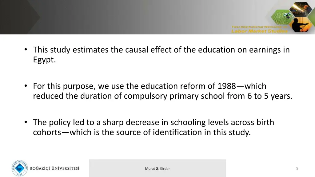 this study estimates the causal effect