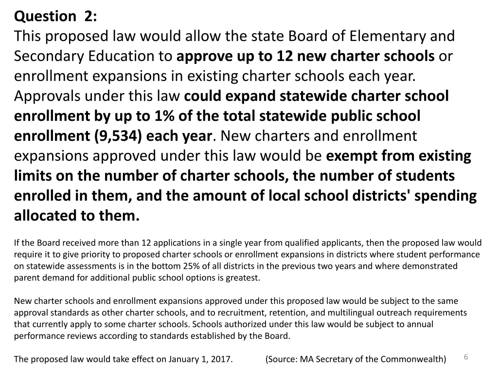 question 2 this proposed law would allow