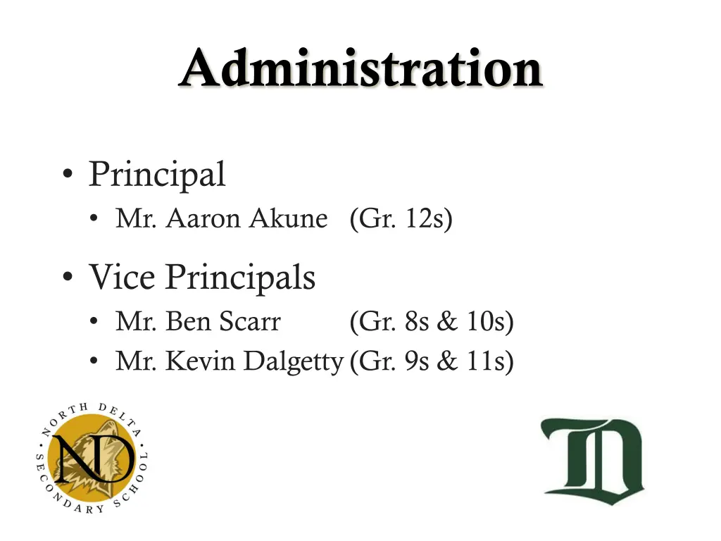 administration