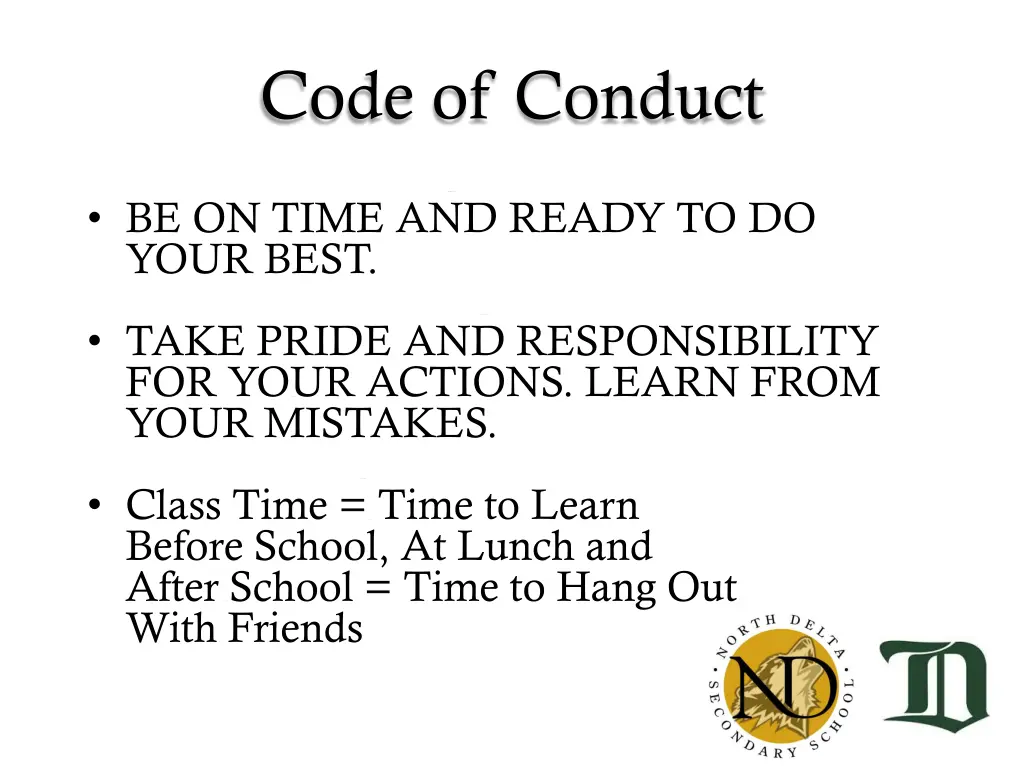 code of conduct 1