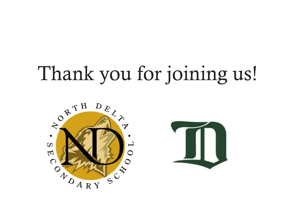 thank you for joining us