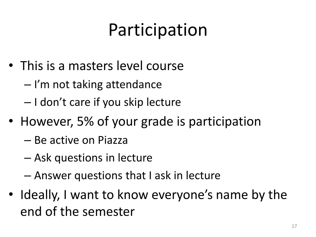 participation