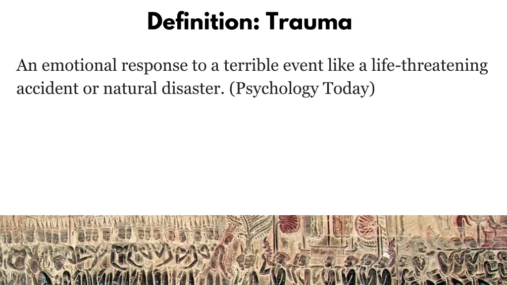 definition trauma