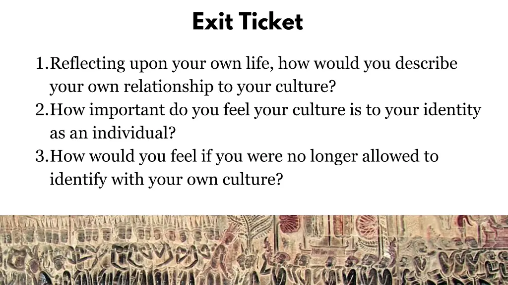 exit ticket
