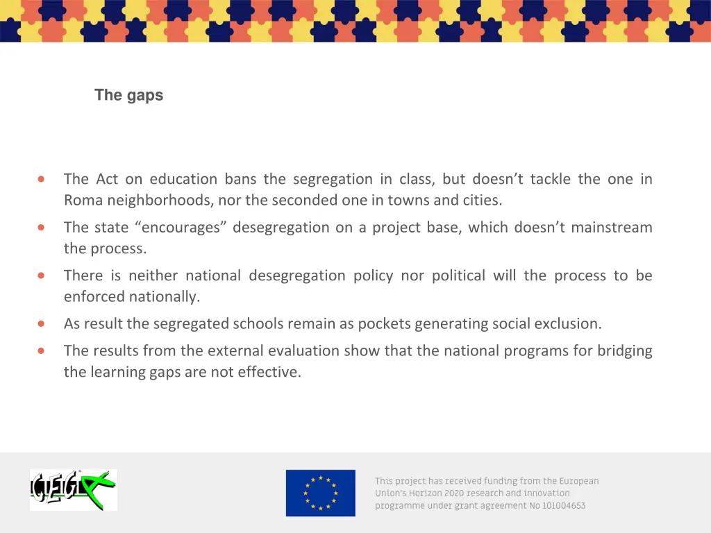 the gaps