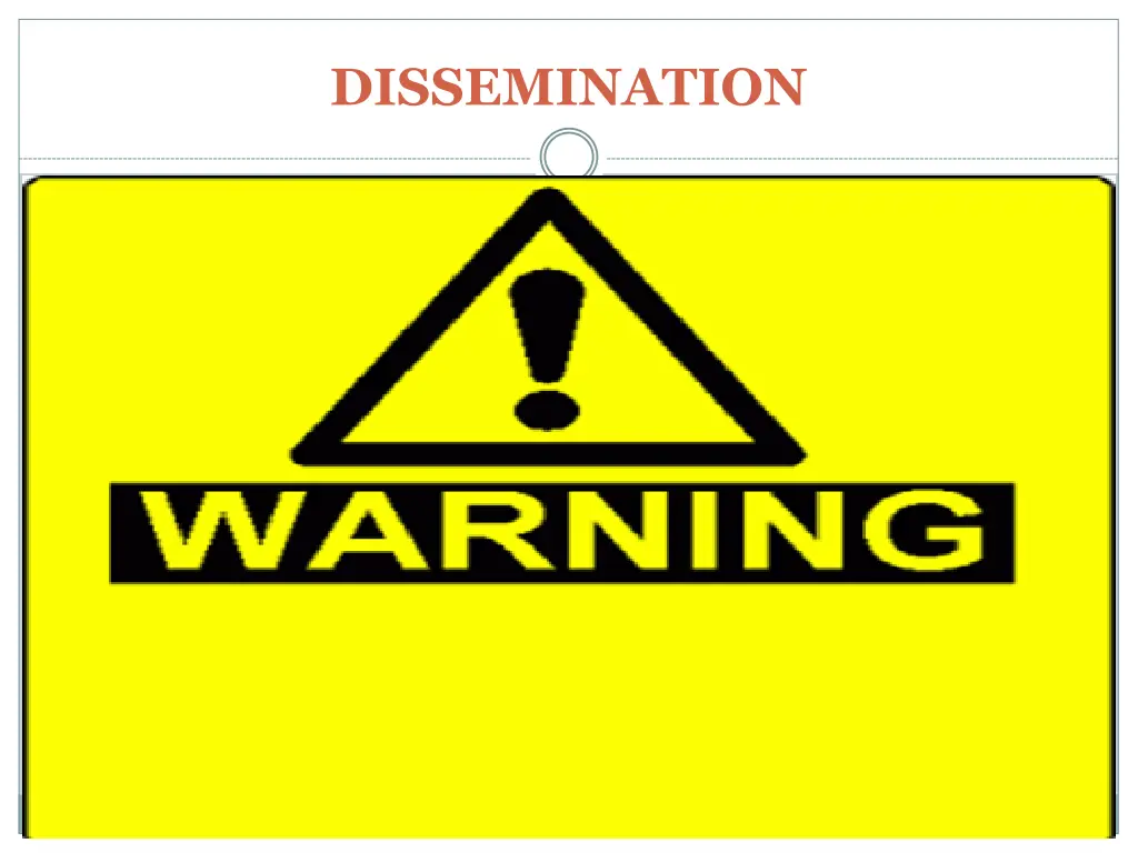 dissemination