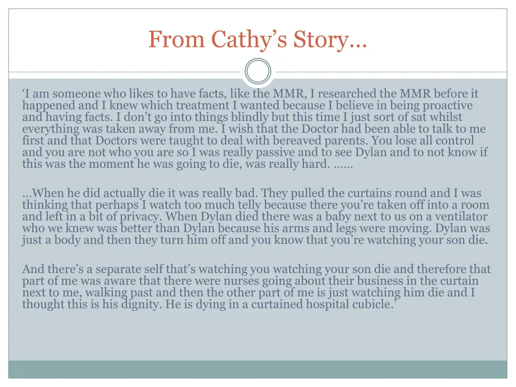 from cathy s story