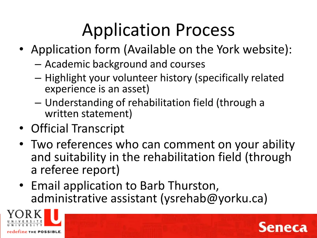 application process application form available