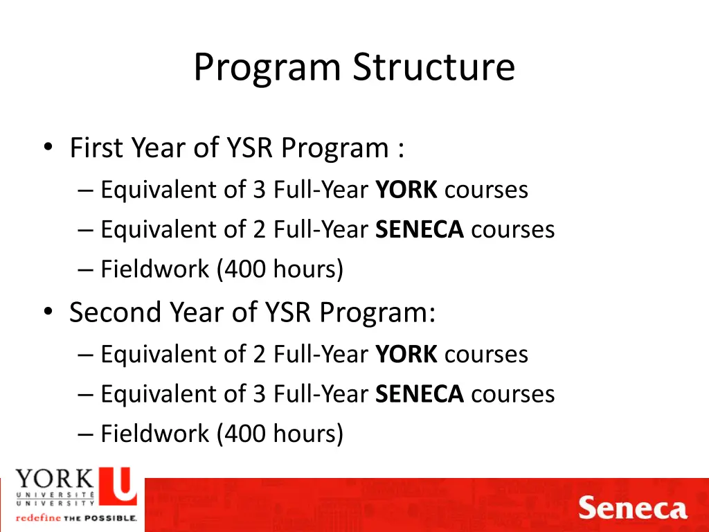 program structure