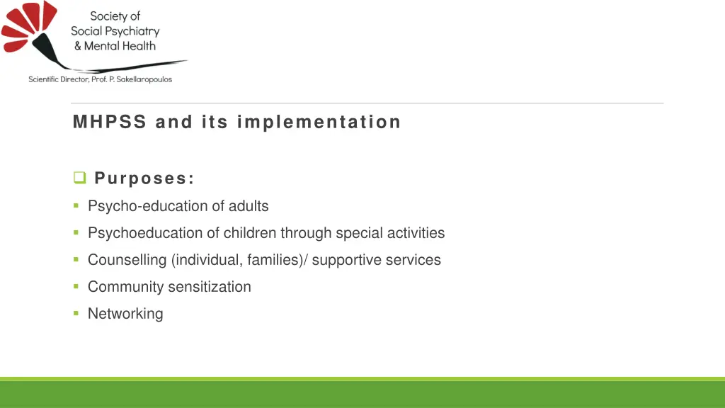 mhpss and its implementation 2