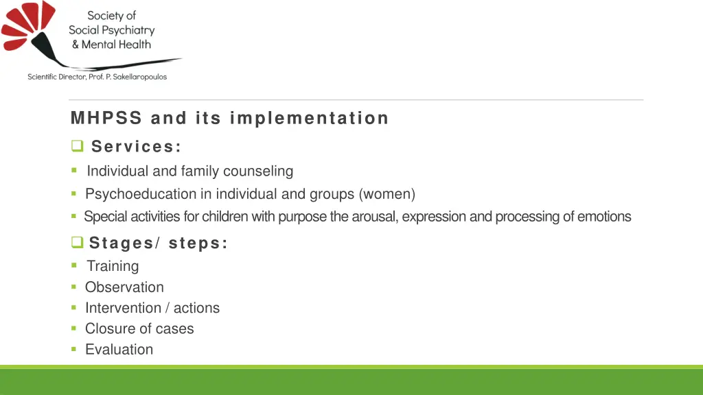 mhpss and its implementation 3