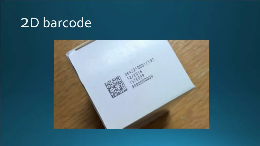2 dbarcode