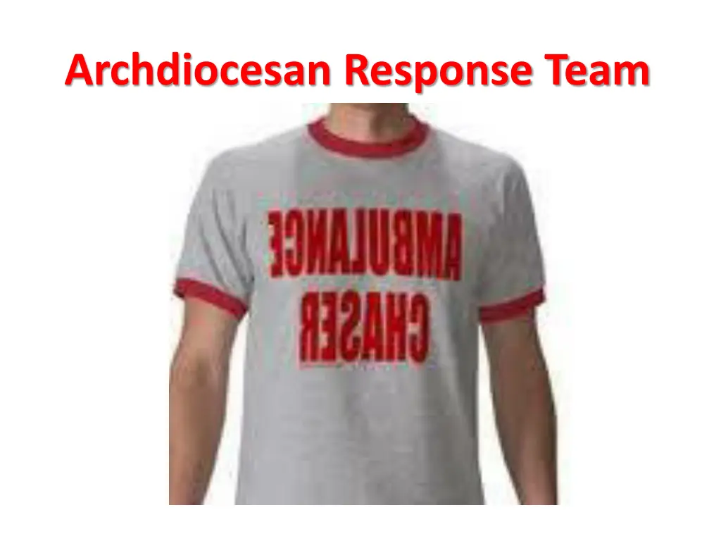 archdiocesan response team 1