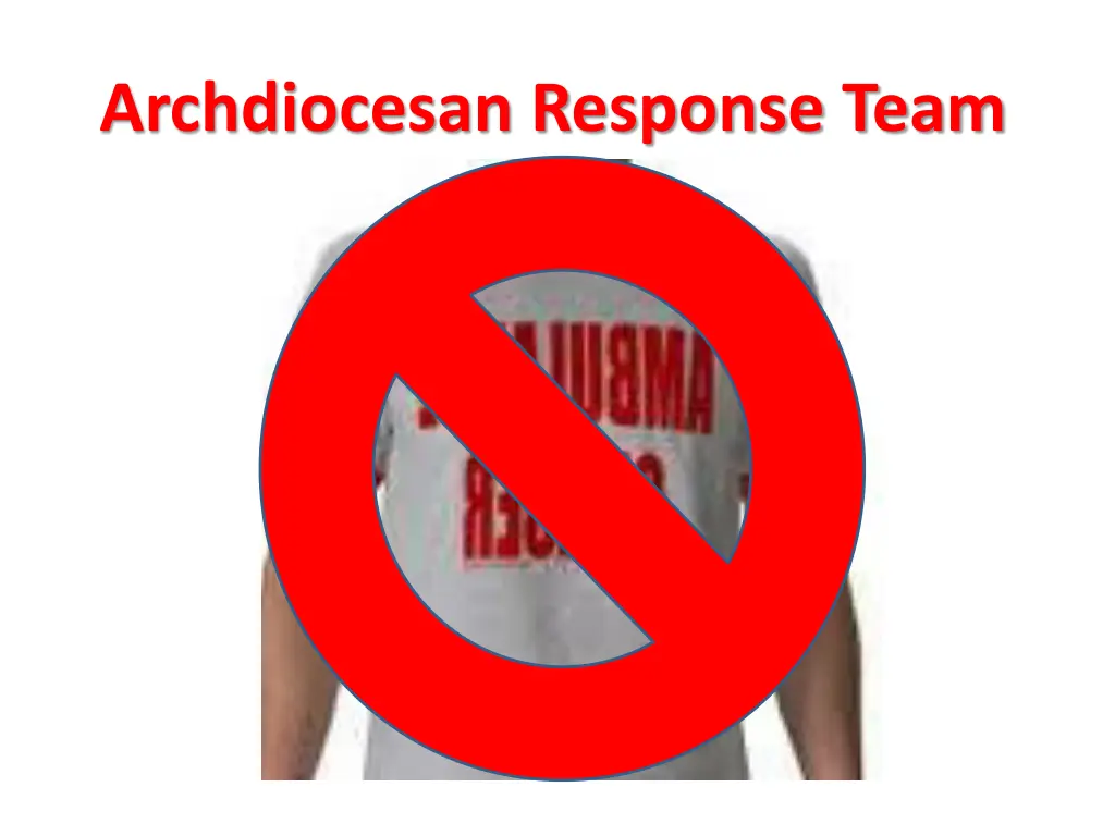 archdiocesan response team 2