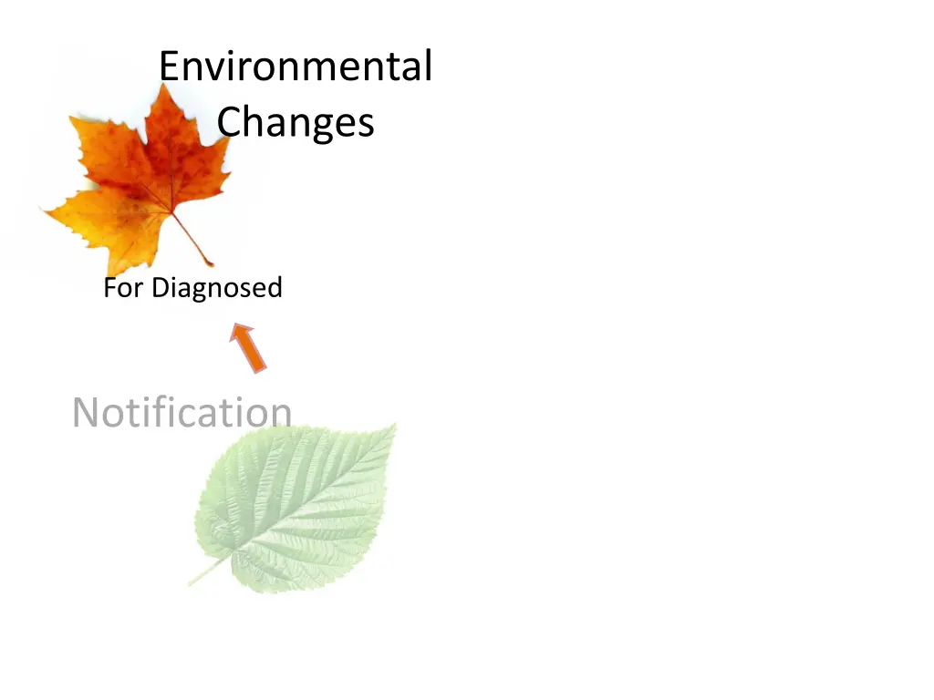 environmental changes