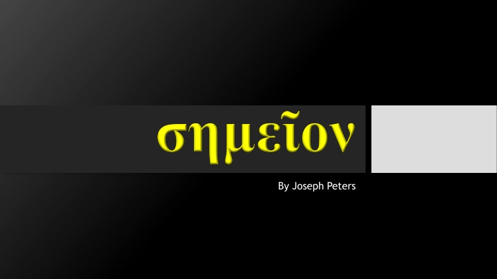 by joseph peters
