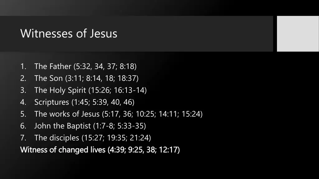 witnesses of jesus 1