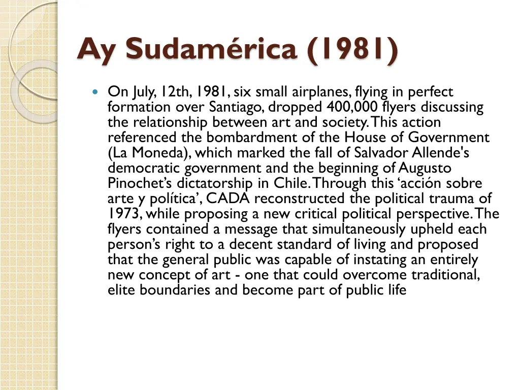 ay sudam rica 1981