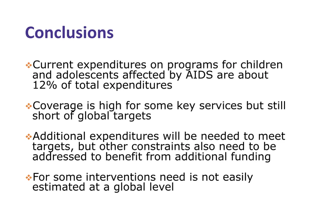 conclusions