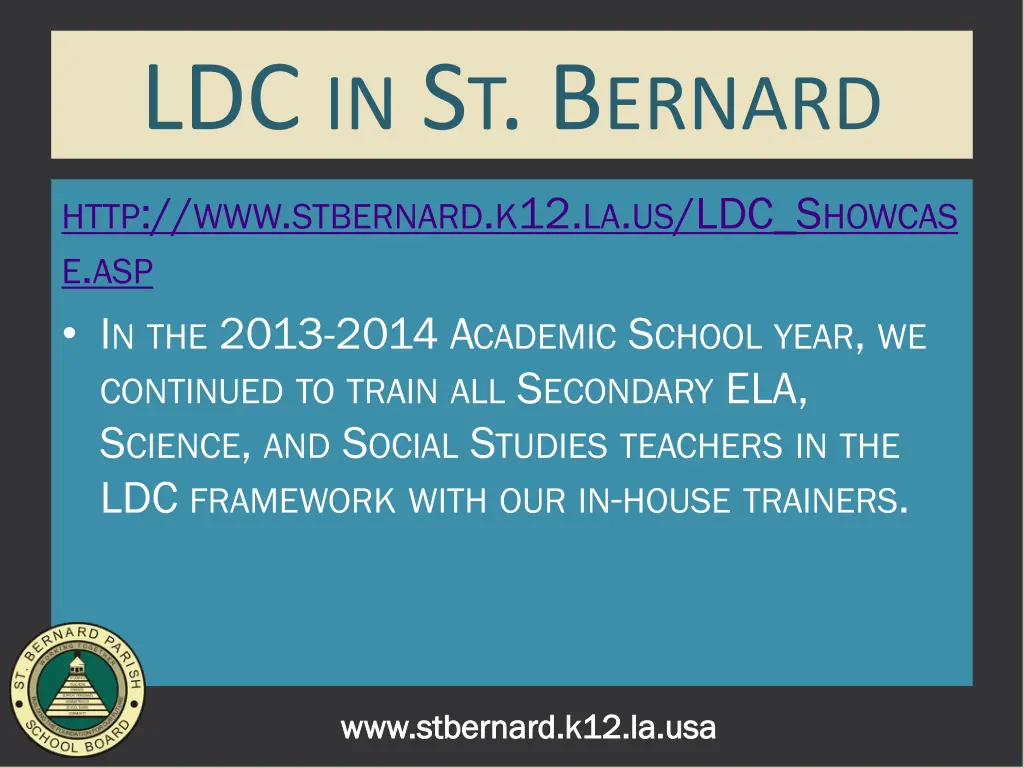 ldc in s t b ernard
