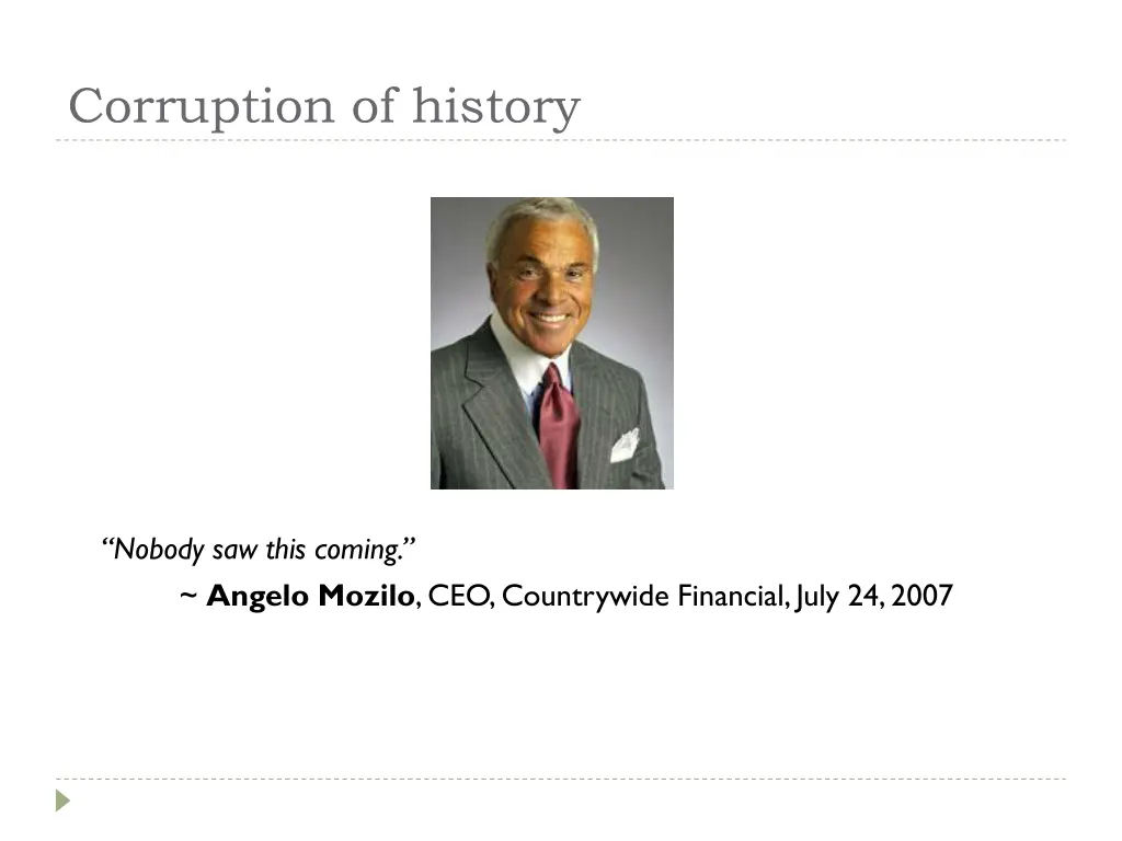 corruption of history 1