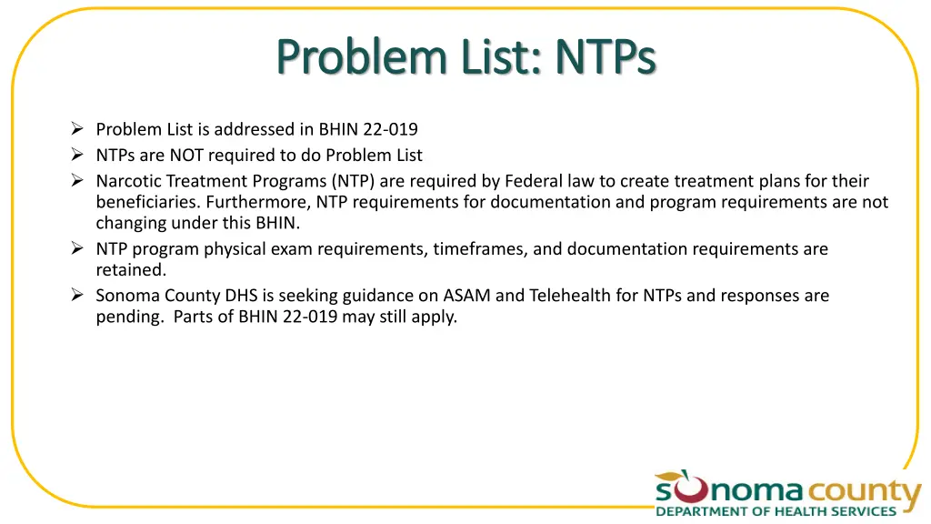 problem list ntps problem list ntps