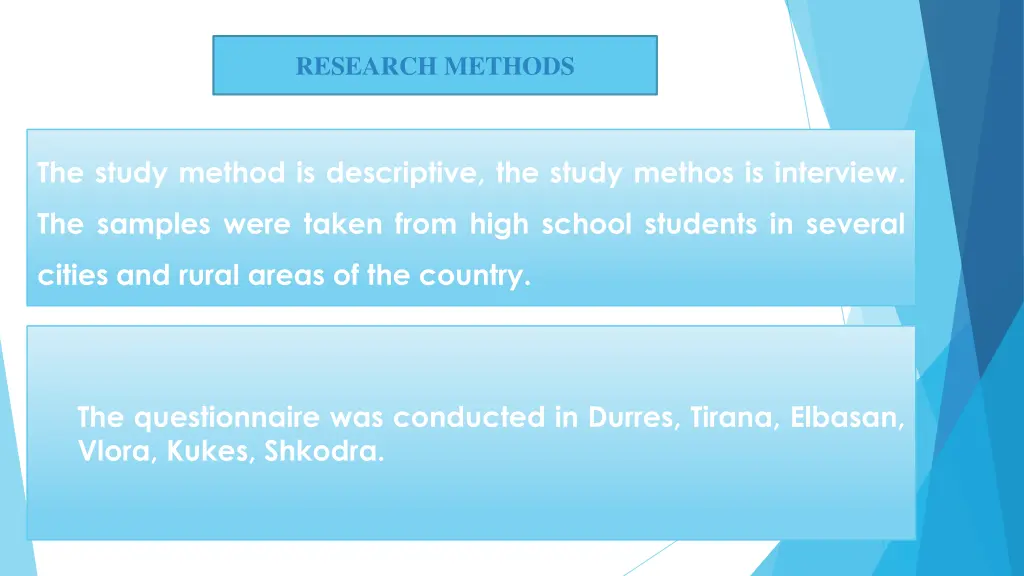 research methods