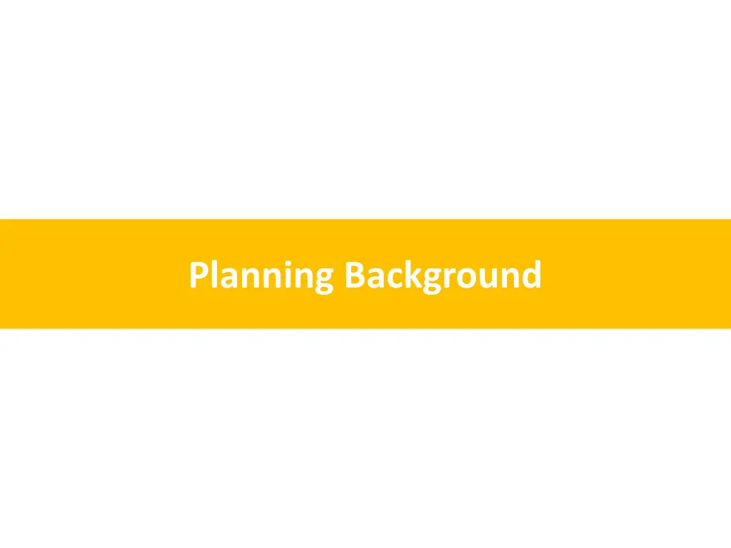 planning background