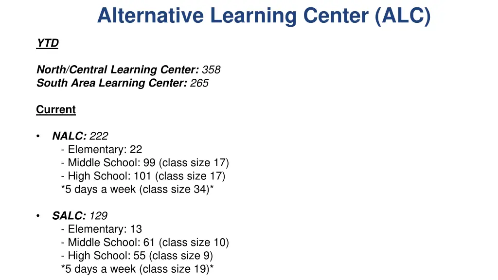 alternative learning center alc
