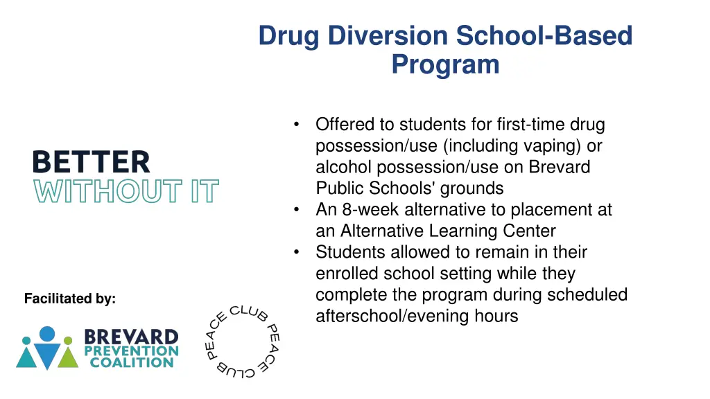 drug diversion school based program 1