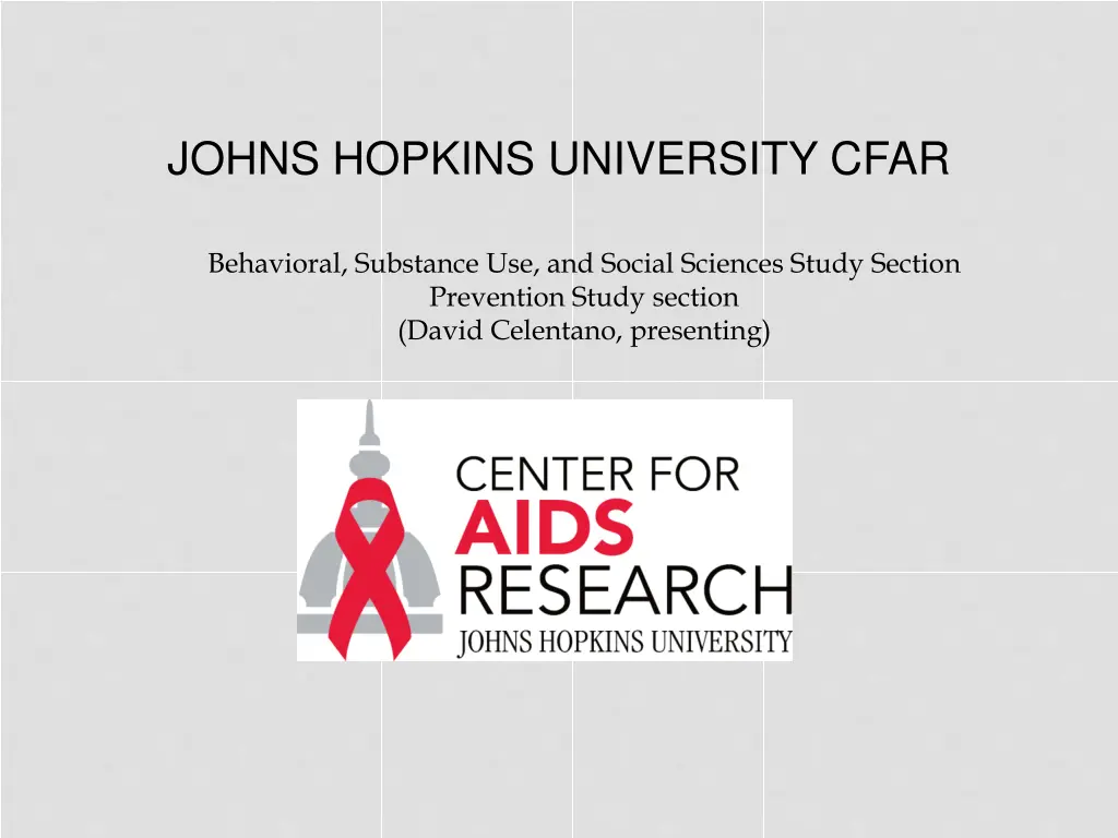 johns hopkins university cfar 2