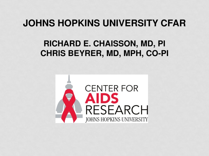 johns hopkins university cfar