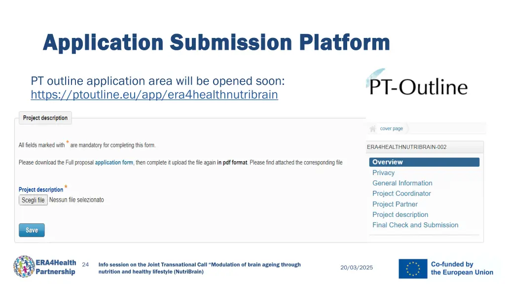application submission platform application