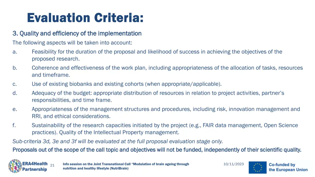 evaluation evaluation criteria