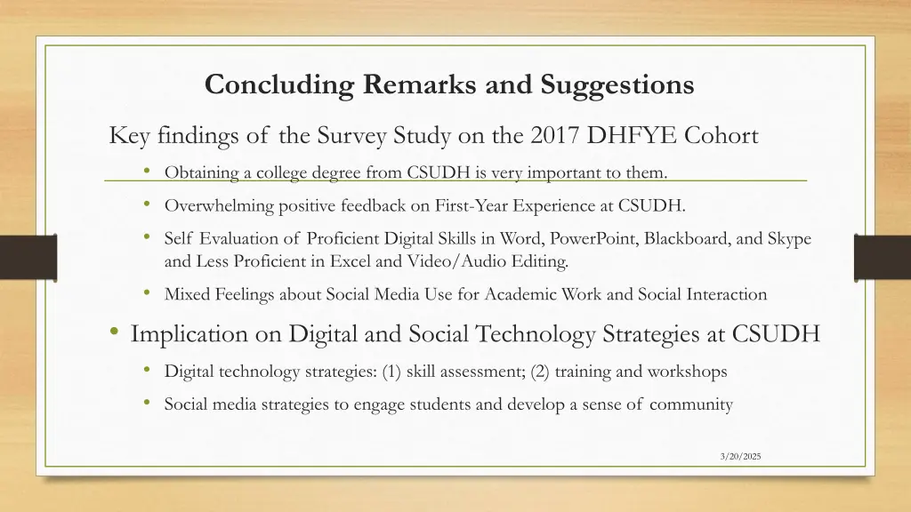 concluding remarks and suggestions