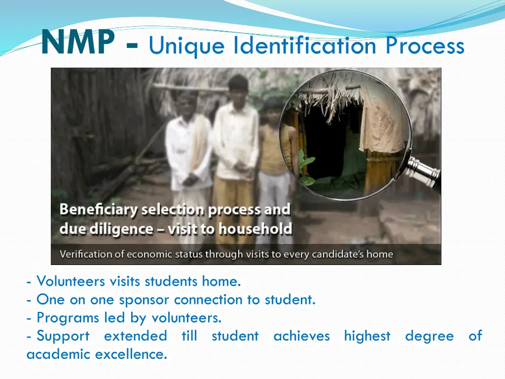 nmp unique identification process