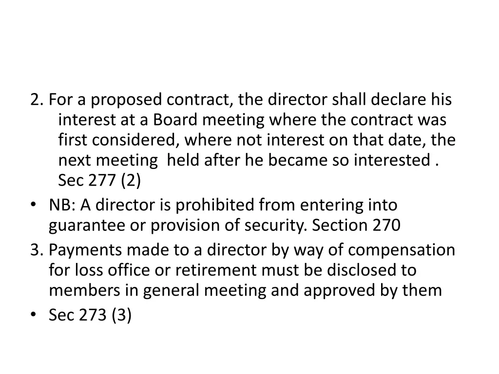 2 for a proposed contract the director shall